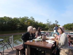 奥様方が１１人参集して・・、午後のひとときを優雅に過ごされたそうな・・・。