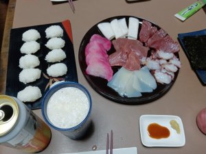 京都の漬物も握り寿司に・・。