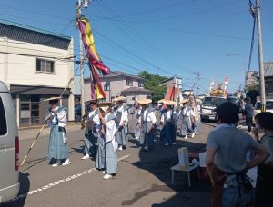 町長さんも輪の中に・・・。